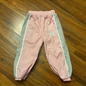 New York Yankees Majestic MLB Genuine Merchandise pink nylon jogger pants